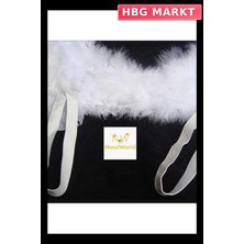 HBG Markt Mey Ithalat® Beyaz Renkli Orta Boy Çocuk Melek Kanadı 30X45 cm
