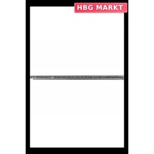 HBG Markt Mey Ithalat® Çift Açılım 17 mm Teleskopik Bilyeli Çekmece Rayı 41 cm