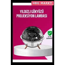 HBG Markt Mey Ithalat® Uzay Temalı Projeksiyonlu Nemlendirici USB Güçlü Gece Lambası