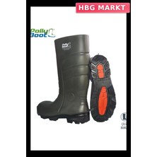 HBG Markt Mey Ithalat® Pollyboot Vega 41 Numara Çelik Burunlu Çizme Poliüratan
