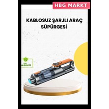 HBG Markt Şarjlı El Süpürgesi Güçlü Vakum Toz ve Sıvı Çekim