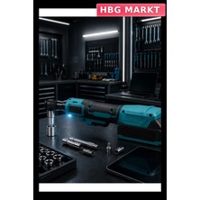 HBG Markt Akülü Cırcır Kolu, Yandan Sıkma Somun Için, Hassas Kontrol