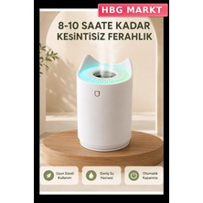 HBG Markt Mey Ithalat® Ultrasonik Hava Nemlendirme Cihazı 7 Renk LED Aromaterapi Difüzör