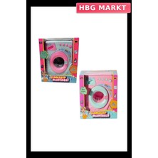 HBG Markt Mey Ithalat® Pilli Işıklı ve Sesli Küçük Çamaşır Makinesi 02603