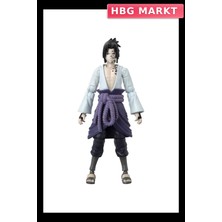 HBG Markt Mey Ithalat® Anime Heroes Naruto Sasuke Uchiha Figür ve Aesuar Seti 16 cm