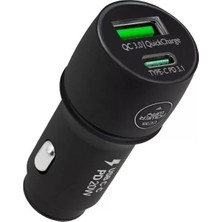 Canarino Powerway CC35 Yeni Nesil Usb-C (Iphone To Type-C) Araç Şarj Seti (PD18W)