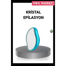 HBG Markt Mey Ithalat® Kristal Tüy Alıcı Epilatör Kremsiz Kullanım Yüz ve Vücut Için