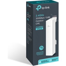 Tp-Lınk CPE220, 300MBPS, 2.4ghz Wifi, 12DBI Anten, 13KM Menzil, Noktadan Noktaya, Dış Mekan, Access Point Cpe