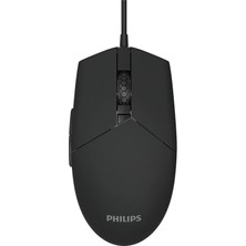 Phılıps SPK9304B, Siyah, Rgb LED Aydınlatma, USB Kablolu, 6400DPI, Gamıng Optik Mouse