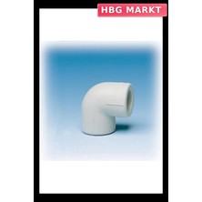 HBG Markt Mey Ithalat® Ege Yıldız Pprc 50 mm Dirsek 90º  Gri