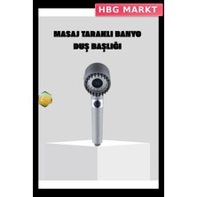 HBG Markt Masaj Uçlu Yüksek Basınçlı Duş Başlığı