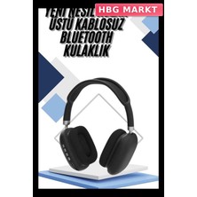 HBG Markt Mey Ithalat® Yeni Nesil Bluetooth Kulaklık Kulak Üstü Anc Özelliği Yüksek Ses Kaliteli