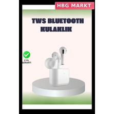 HBG Markt Mey Ithalat® iPhone 11 12 13 14 15 Destekli Kablosuz Kulaklık Gürültü Önleyici Hifi Ses