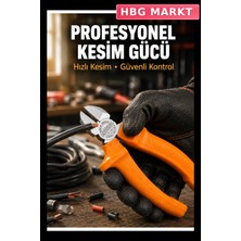 HBG Markt Dövme Çelik Yan Keski Hassas Kesici Uçlar, Ergonomik