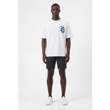 Blow Up Future Gen B Beyaz Oversize Erkek T-Shirt 141499