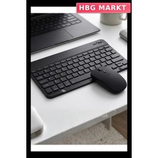 HBG Markt Kablosuz Bluetooth Klavye ve Mouse Seti Modern Bilgisayar