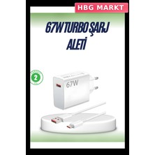 HBG Markt 67W Turbo Hızlı Şarj Cihazı Çift Çıkışlı