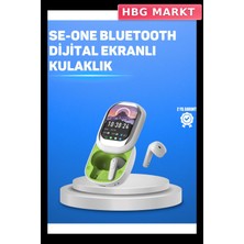 HBG Markt Mey Ithalat® Şık Tasarımlı Siyah Beyaz Kablosuz Kulaklık Çoklu Dil Destekli