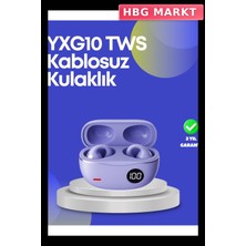 HBG Markt Mey Ithalat® YXG10 Bluetooth Kulaklık – Cilt Dostu, Uzun Pil, Çift Dil Destekli Akıllı Tasarım