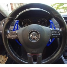 Moontime Alaçatı Volkswagen Multivan F1 Kulakçık Pedal Shift Mavi ve Sport Kapı Eşiği Siyah Uyumlu