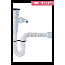 HBG Markt Mey Ithalat® Japar Çatallı Lavabo Sifonu 50 mm