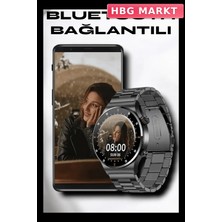 HBG Markt Mey Ithalat® Nfc ve Kablosuz Şarjlı Akıllı Saat Ekg, Nabız & Spor Modları ile Ios ve Android Uyumlu