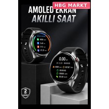 HBG Markt Akıllı Saat 500 Mah Batarya, Nabız Sensörü ve Uyku Takibi