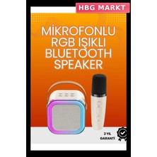 HBG Markt Mey Ithalat® Yüksek Performanslı Kablosuz Karaoke Hoparlör