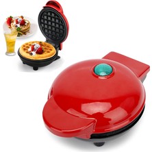 Mini Waffle Makinesi, Yapışmaz Kaplamalı Waffle Makinesi, Klasik Waffle Makinesi, Ev Krep Makines