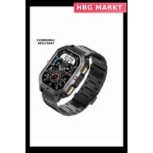 HBG Markt Akıllı Özellikli Sade Tasarım Saat Bildirim ve Spor Modları