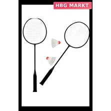HBG Markt Badminton Raket Seti Tek Parça Spor Ekipmanı