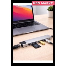 HBG Markt Type-C Çoklu Port Hub HDMI Bağlantılı Kompakt