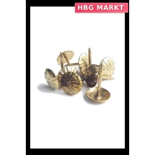 HBG Markt Mey Ithalat® Kabara Raptiye Çivi Benekli Sarı 10 Adet