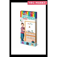 HBG Markt Mey Ithalat® 2195 Ayaklı Çift Taraflı Manyetik Ahşap Yazı Tahtası