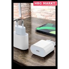 HBG Markt Mey Ithalat® Şarj Aleti Ios 15/15 Pro Max Uyumlu Şarj Adaptörü ve Kablosu