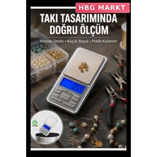 HBG Markt Dijital Cep Terazisi 300G Kapasiteli Mavi LCD Ekran