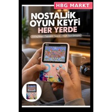 HBG Markt Retro Tasarımlı Taşınabilir Oyun Konsolu