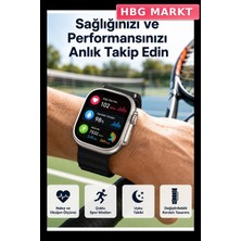HBG Markt Ios ve Android Uyumlu Akıllı Saat, Bluetooth Kulaklık Bağlantılı
