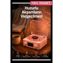 HBG Markt 3'ü 1 Arada Hoparlör: Bluetooth, Gece Işığı ve Saat Göstergesi