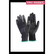 HBG Markt Mey Ithalat® Junior JN1017 Siyah Pu Eldiven 8 No