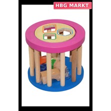 HBG Markt Mey Ithalat® Eğitici Ahşap Silindir Bultak
