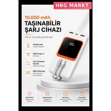 HBG Markt 10000 Mah Kapasiteli Çift Çıkışlı Taşınabilir Şarj Cihazı