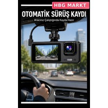 HBG Markt Çok Kameralı Dvr Kayıt Cihazı 1080P Ön Iç Arka