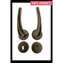 HBG Markt Mey Ithalat® Sofuoğlu Rozet Lerzan Nikel Saten Oda Kapı Kolu