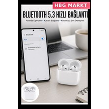 HBG Markt Kablosuz Bluetooth Kulaklık Tws Aktif Gürültü Önleme Suya Dayanıklı