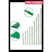 HBG Markt Bitki Destek Çubuğu 11 mm 150 cm 5 Adet Dayanıklı Bahçe ve Saksı Bitkileri