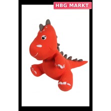HBG Markt Mey Ithalat® Dino Peluş Oyuncak Turuncu 40 cm