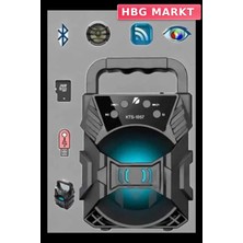 HBG Markt Mey Ithalat® Yüksek Performanslı Bluetooth Hoparlör Kablosuz Taşınabilir