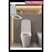 HBG Markt Modern Yavaş Kapanan Klozet Kapağı