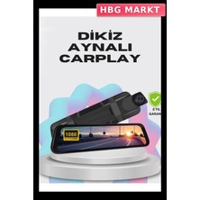 HBG Markt Mey Ithalat® 1080P Çift Kameralı Dokunmatik Dikiz Aynası G Sensörlü